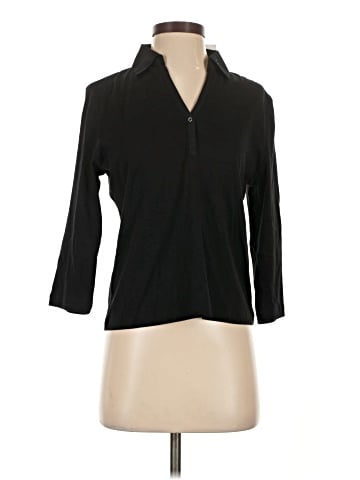 Chaus 3/4 Sleeve Button-Down Shirt (view 1)