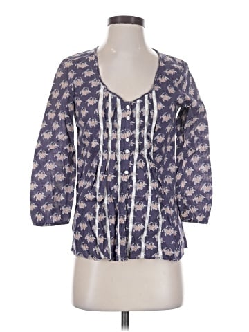 Aerie 3/4 Sleeve Blouse (view 1)