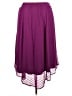 Catherines 100% Polyester Chevron-herringbone Purple Casual Skirt Size 2X - photo 2