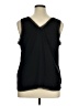 Halogen 100% Polyester Black Sleeveless Blouse Size 1X - photo 2