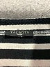 Talbots 100% Cotton Stripes Black 3/4 Sleeve Top Size 13 - photo 4