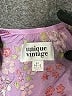 Unique Vintage Pink Purple Sleeveless Blouse Size L - photo 7