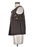 Boston Proper 100% Cotton Gray Sleeveless Blouse Size S - photo 5