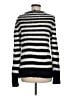 Lauren Jeans Co. Stripes Black Silver Pullover Sweater Size M - photo 2