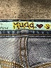 Mudd 100% Cotton Hearts Blue Denim Shorts Size 1 - photo 3