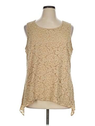 Brittany Black Sleeveless Blouse (view 1)
