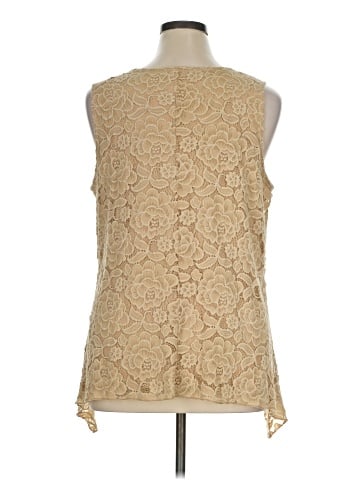 Brittany Black Sleeveless Blouse (view 2)