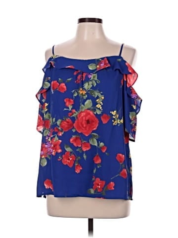 Skies Are Blue Sleeveless Blouse (view 1)
