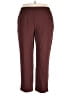 Nordstrom 100% Polyester Solid Burgundy Casual Pants Size 1X - photo 1