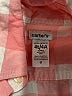 Carter's 100% Cotton Checkered-gingham Orange Long Sleeve Button-Down Shirt Size 4T - photo 3