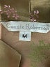 Connie Roberson Metallic Brown 3/4 Sleeve Button-Down Shirt Size M - photo 7