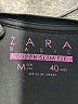 Zara Basic Black Long Sleeve T-Shirt Size M - photo 7