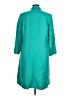 Kasper 100% Polyester Teal Raincoat Size 14 - photo 2