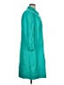 Kasper 100% Polyester Teal Raincoat Size 14 - photo 4