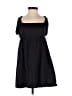 Le Lis Solid Black Casual Dress Size S - photo 1
