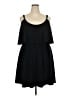 Torrid Solid Black Casual Dress Size 2X Plus (2) - photo 1