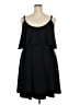 Torrid Solid Black Casual Dress Size 2X Plus (2) - photo 2
