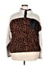 Seven7 100% Polyester Animal Print Brown Pullover Sweater Size XXL - photo 1