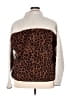 Seven7 100% Polyester Animal Print Brown Pullover Sweater Size XXL - photo 2