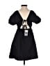 Le Lis Solid Black Casual Dress Size S - photo 2