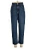 H&M Solid Blue Jeans Size 6 - photo 1