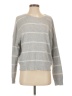 Thread & Supply Stripes Gray Pullover Sweater Size S - photo 1