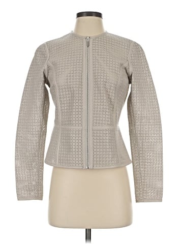 H By Halston Faux Leather Jacket (view 1)