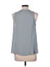 Lush 100% Polyester Gray Sleeveless Blouse Size L - photo 2