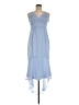 ASOS 100% Polyester Blue Cocktail Dress Size 8 - photo 1
