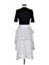 Maje 100% Viscose Stripes Gray Casual Dress Size EU (FR) 38 / US 6 - photo 2