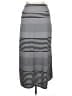 Faded Glory Stripes Gray Casual Skirt Size L - photo 1