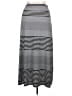 Faded Glory Stripes Gray Casual Skirt Size L - photo 2