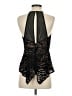 BCBGMAXAZRIA 100% Polyester Black Sleeveless Blouse Size 4 - photo 2