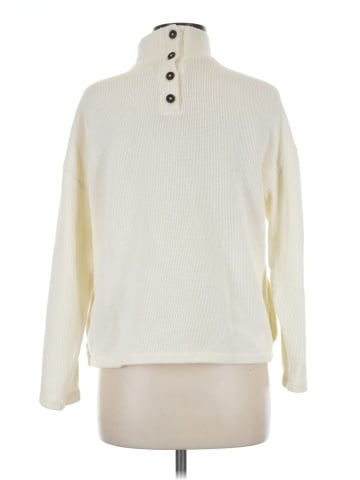 Madewell Mockneck Button-Back Top (view 2)