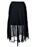 Maison Jules Solid Black Formal Skirt Size XL - photo 1