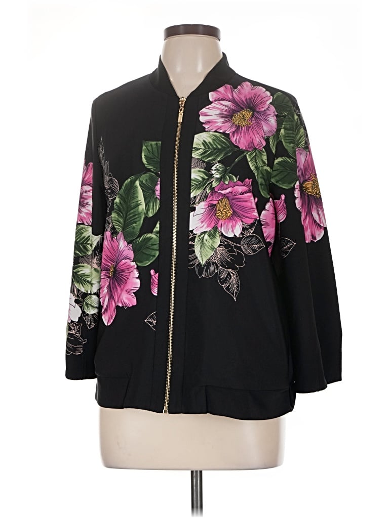 Joseph Ribkoff Track Jacket In Black