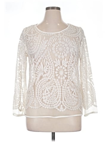 Joan Vass Long Sleeve Blouse (view 1)