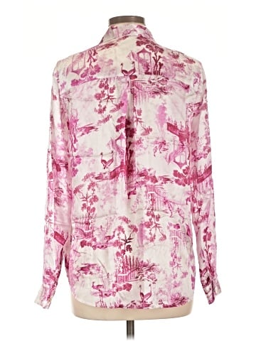 L'Agence Long Sleeve Silk Top (view 2)