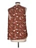 Daniel Rainn 100% Polyester Brown Sleeveless Blouse Size L - photo 2