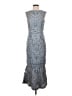 JS Collections 100% Polyester Gray Cocktail Dress Size 0 - photo 1