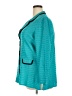 MING WANG 100% Acrylic Teal Blazer Size 2X - photo 5