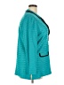 MING WANG 100% Acrylic Teal Blazer Size 2X - photo 4