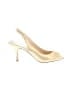 Nine West Gold Heels Size 7 1/2 - photo 1