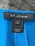 St. John Blue Sleeveless Silk Top Size XL - photo 7