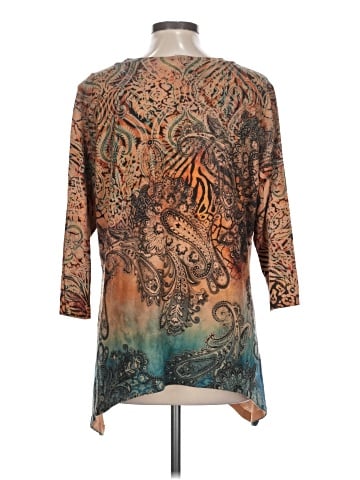 Christopher & Banks 3/4 Sleeve T-Shirt (view 2)