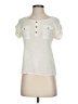 Mine Ivory Short Sleeve Blouse Size S - photo 1