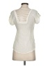 Mine Ivory Short Sleeve Blouse Size S - photo 2