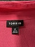 Torrid Pink Sleeveless Button-Down Shirt Size Lg Plus (0) - photo 7