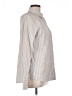 Faconnable 100% Cotton Stripes Silver Long Sleeve Button-Down Shirt Size 10 - photo 4