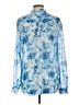 Kut from the Kloth 100% Polyester Blue Long Sleeve Blouse Size L - photo 2
